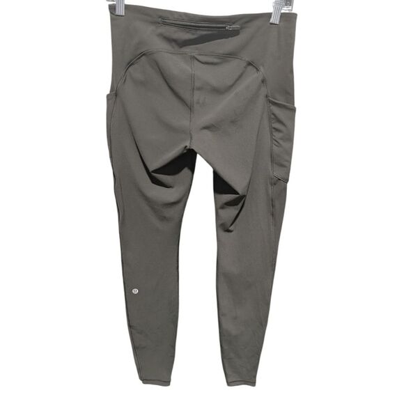 LULULEMON ATHLETICA Speed Up Tight 'Full-On Luxtreme 28' In Dark Olive Size 8 - Picture 8 of 8